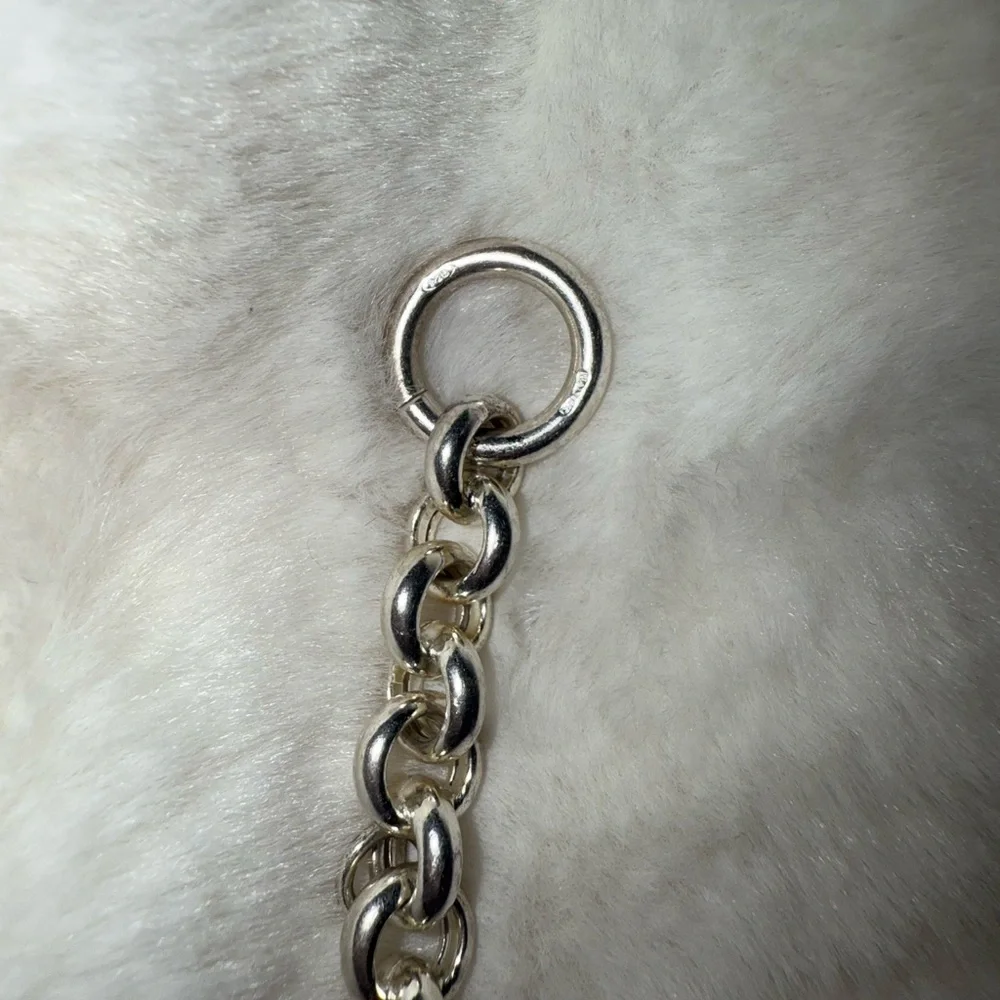 “OTC Signed” 925 Italy Marked Rolo Toggle Bracelet “ - Picture 9 of 17